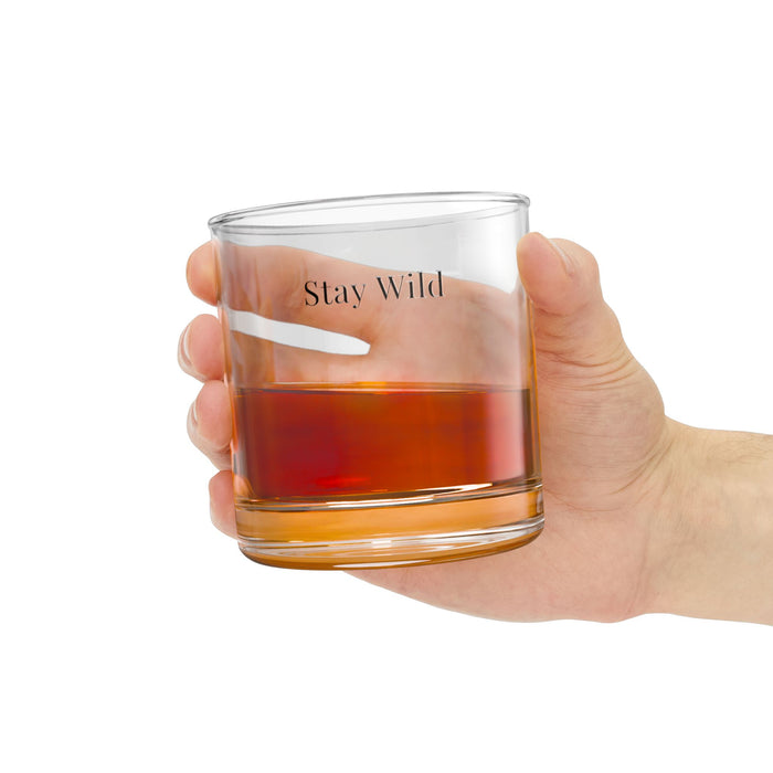 Stay Wild Rocks Glass | 10 oz Whiskey Glass