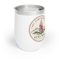 Stay Wild Wine Tumbler | 12 oz Insulated Alaska Tumbler