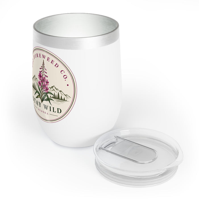 Stay Wild Wine Tumbler | 12 oz Insulated Alaska Tumbler