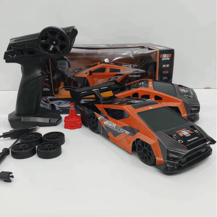 Storm Orange Racing Car