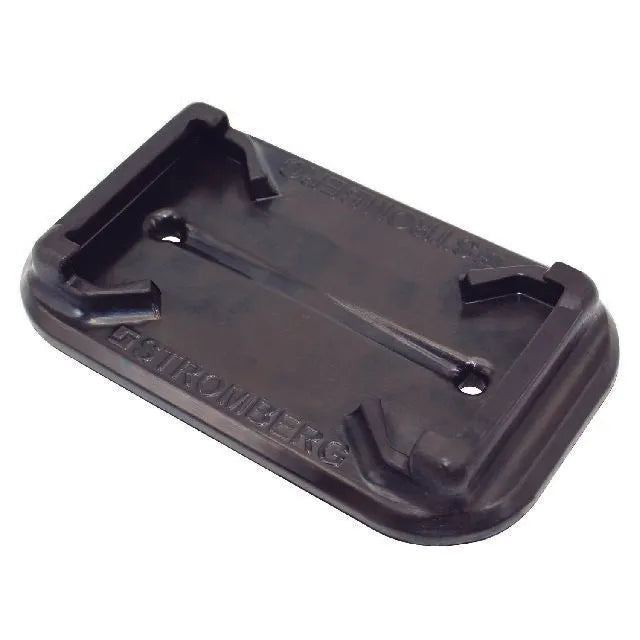 Black EPDM Rubber Scissor Jack Shoe JBP-SJSC.2 - Angled Top View | United RV Parts