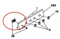 Black 4-Wire Range Igniter 233287 - Technical Diagram View | United RV Parts