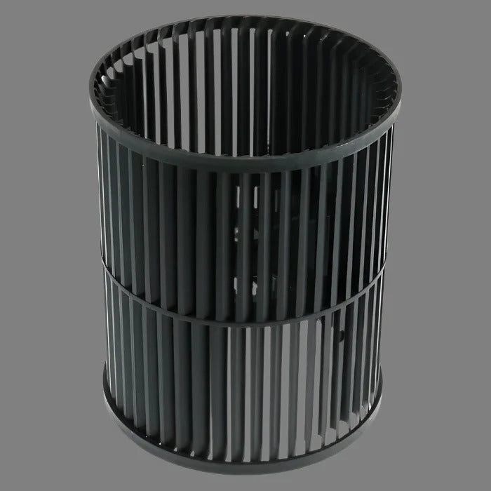 Black Plastic Suburban Furnace Blower Wheel 521233 - 3/4 Angle View | United RV Parts