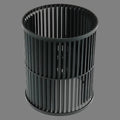 Black Plastic Suburban Furnace Blower Wheel 521233 - 3/4 Angle View | United RV Parts