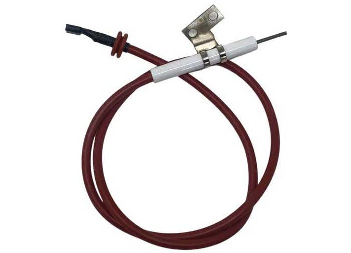 Suburban RV Furnace Igniter 525051 - Red Wire Ceramic Electrode Flat Lay | United RV Parts