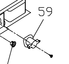 Suburban SF-35 SF-42 Furnace Limit Switch Part Diagram Item 59 - Exploded View | United RV Parts