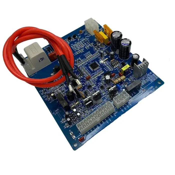 Blue Suburban Water Heater Module Board 521135 with Red Wires - Top View | United RV Parts