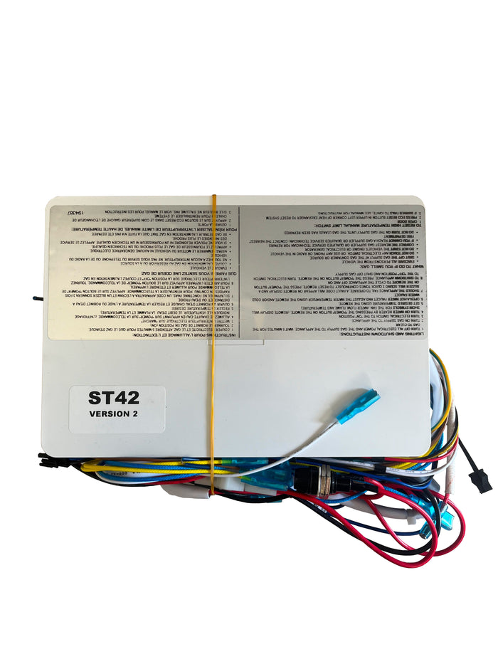 White Suburban Water Heater Module Board 521338 ST42 - Top View | United RV Parts