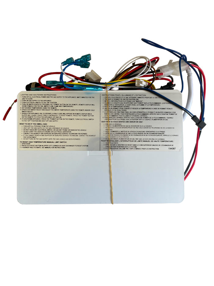 White Suburban 521339 Water Heater Module Board - Top View with Wiring | United RV Parts