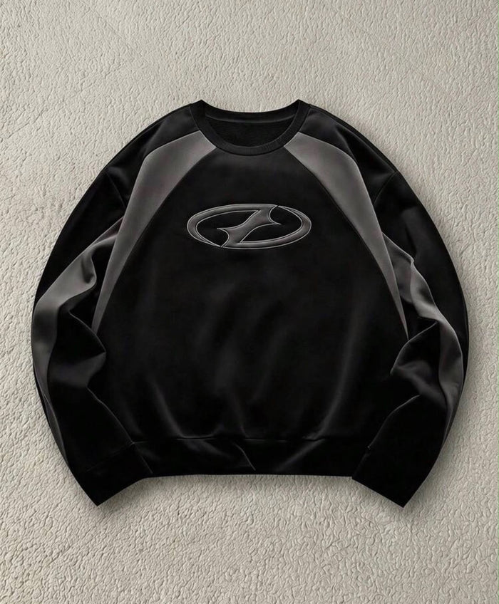 Sudadera Racing Negra Talla L