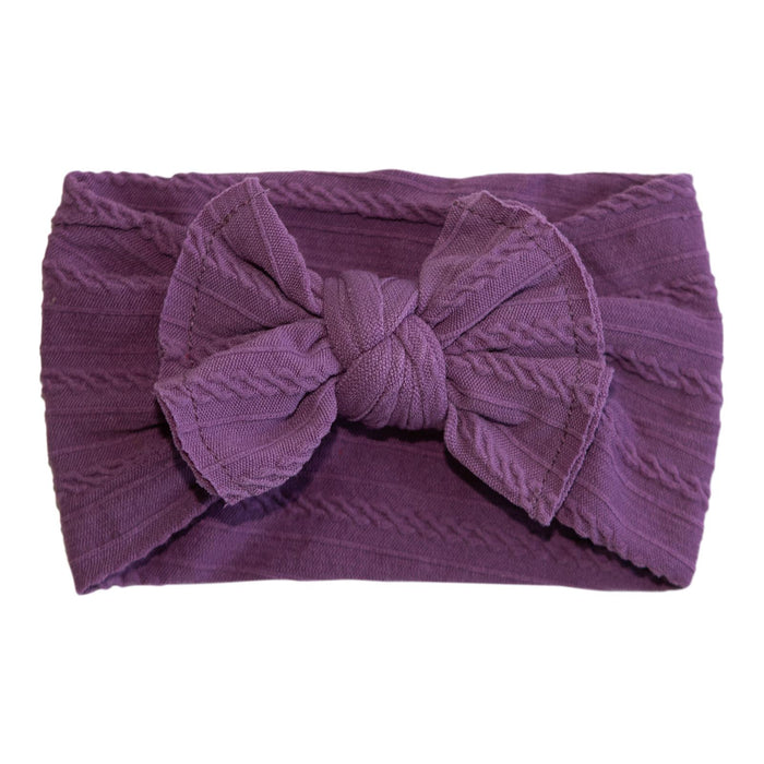 Sugar Plum Cable Knit Nylon Headwrap-Mila & Rose ®