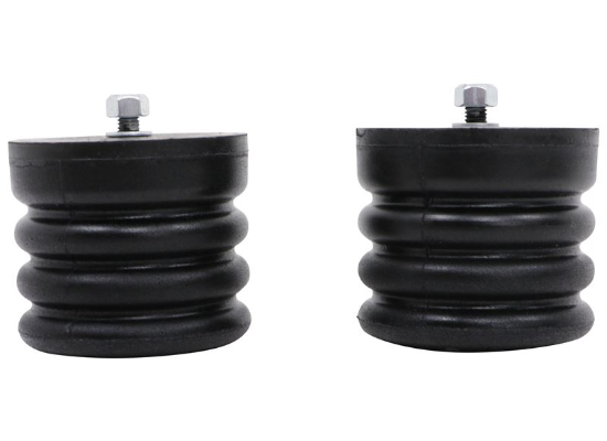 SumoSprings SSF-327-47 Black Rubber Helper Spring Set - Front View Pair | United RV Parts