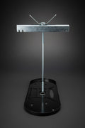 Black Steel LP Tray Kit SP-20#LPKIT with Threaded Rod and Bracket - Front View | United RV Parts
