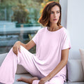 Wide sleep t-shirt || Pink blush