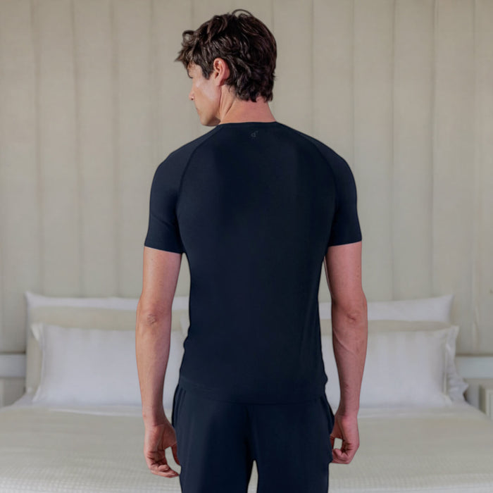 Collagen infused sleepwear for men || Navy blue