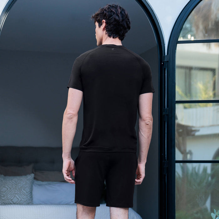 Cooling sleep t-shirt men || Black