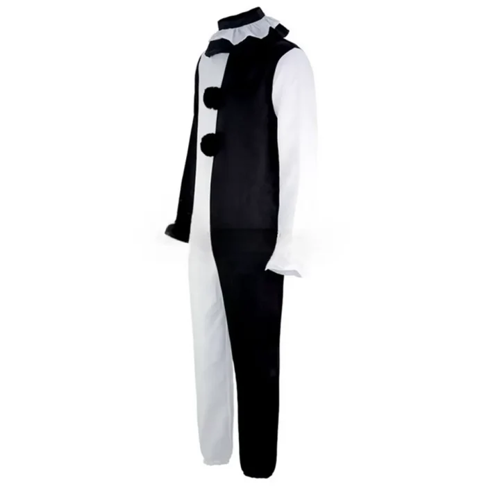 Terrifier 2 Art The Clown Cosplay Costume – Jumpsuit & Mask Halloween Set