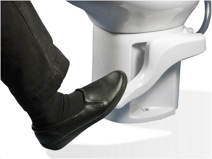 Thetford RV Toilet Foot Pedal - Easy Flush Operation Detail | United RV Parts