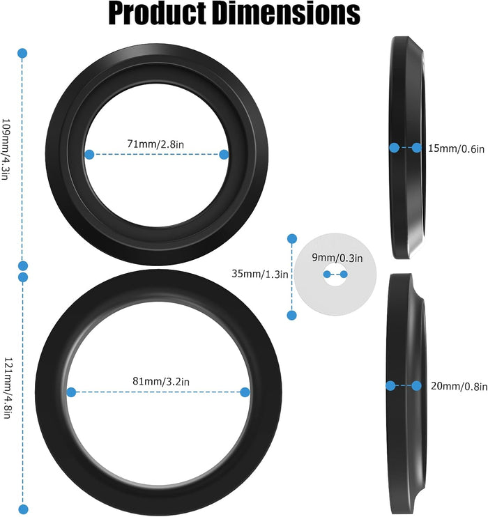 Thetford 34120 Water Ball Kit Dimensions - Technical Diagram | United RV Parts