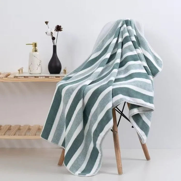 Thick Stripe Bath Towel