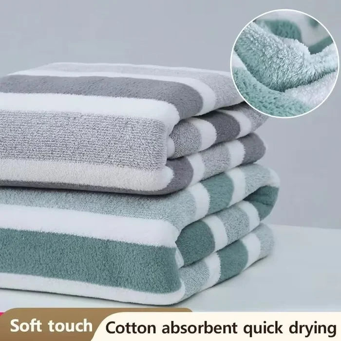 Thick Stripe Bath Towel