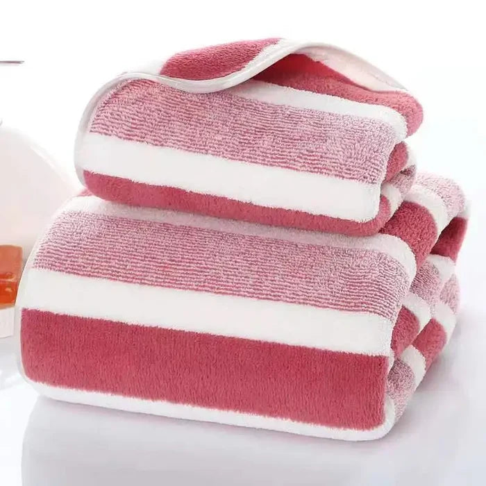 Thick Stripe Bath Towel