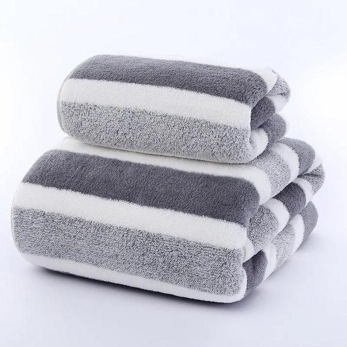 Thick Stripe Bath Towel
