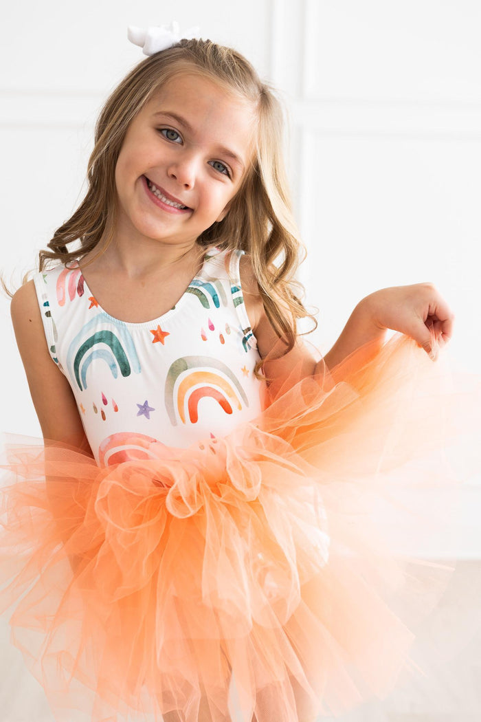 Tonal Rainbow Tank Tutu Leotard-Mila & Rose ®