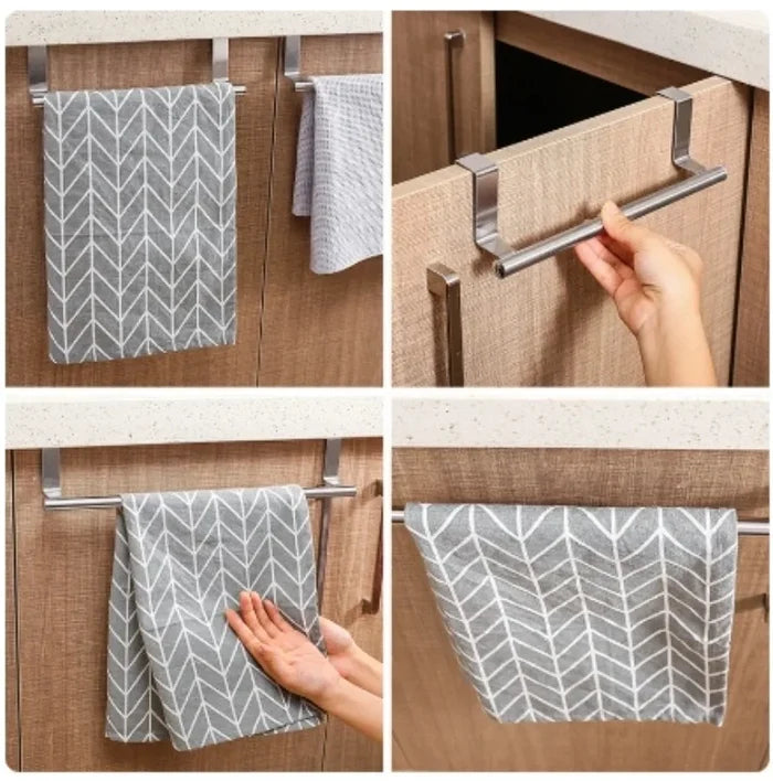 Towel Rack Over Door Stainless Steel Towel Bar