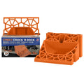 Orange Tri-Lynx Chock R Dock 00030 with Packaging - Product Display | United RV Parts