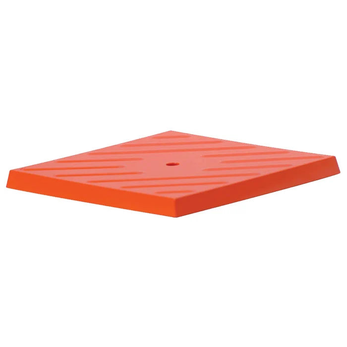 Orange Plastic Lynx Leveler Cap - Single Top View | United RV Parts