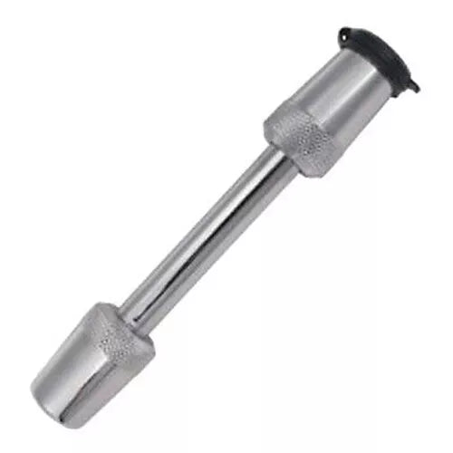 Stainless Steel Trimax SXT5 Receiver Lock 5/8 Inch Pin - Front View | United RV Parts