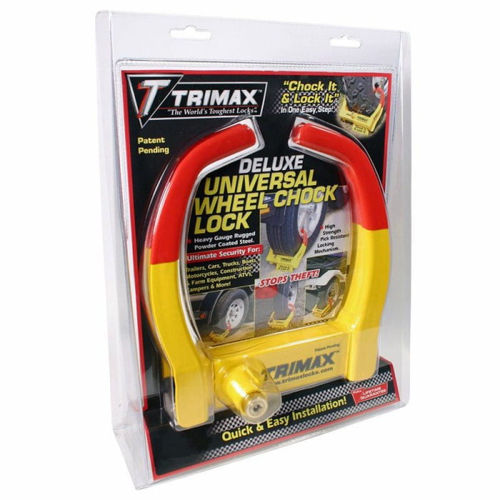Trimax TCL75 Universal Wheel Chock Lock - Retail Package | United RV Parts