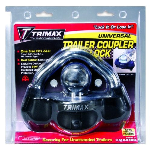Trimax UMAX100 Universal Coupler Lock - Retail Package | United RV Parts