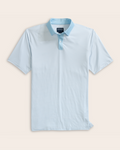 Tropic Polo - White / Light Blue Stripes and Accent