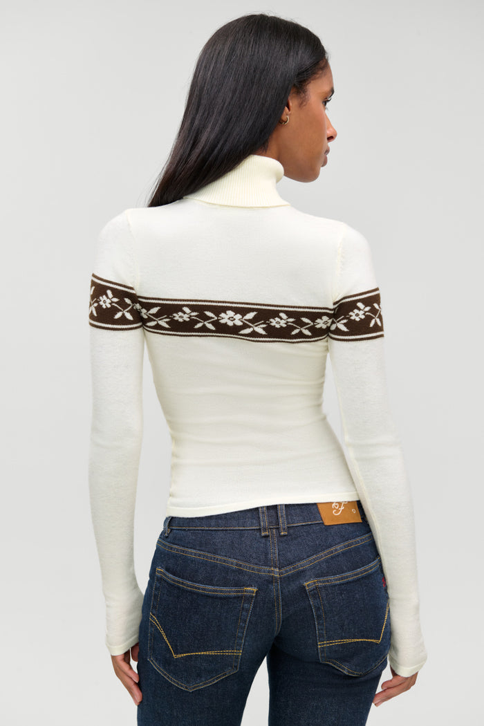 Tucker Cloud Knit Turtleneck Sweater - Timber