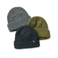 Warm knit beanie in earthy tones, perfect for Roark's outdoor and adventure enthusiasts.