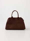 Twilight Drift Faux Suede Bag - Espresso