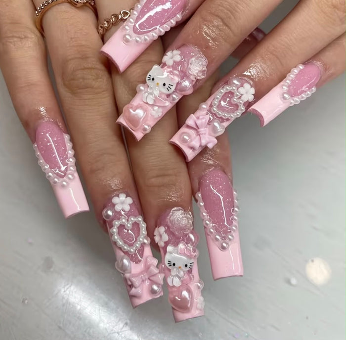 Uñas de HelloKitty