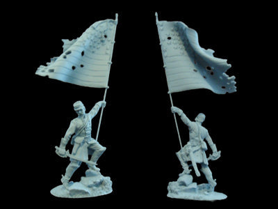 Union Officer Flag Bearer ACW57157 Civil War low inventory