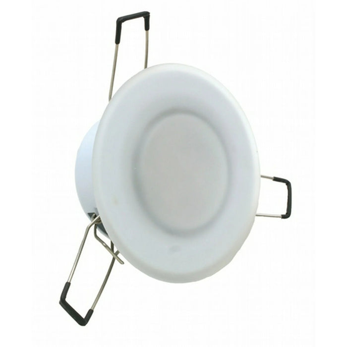 White Valterra 12V RV Interior LED Downlight DG52445VP - Front View | United RV Parts
