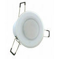 White Valterra 12V RV Interior LED Downlight DG52445VP - Front View | United RV Parts