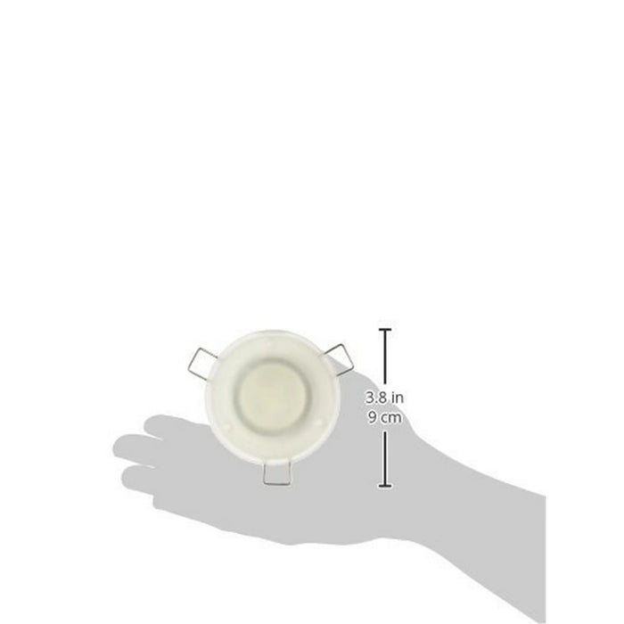Valterra DG52445VP 3-Inch RV LED Downlight Size Reference on Hand - 3.8in Diameter | United RV Parts