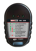 Black Valterra Mighty Cord 30 Amp RV Circuit Tester A10-30CTVP - Front View | United RV Parts