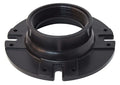 Black Valterra RV Floor Flange T05-0784 3" Female Pipe Thread - Top View | United RV Parts