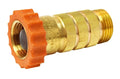 Brass Valterra A01-1122VP High Flow RV Fresh Water Pressure Regulator - Side View | United RV Parts