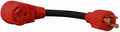 Red Valterra RV Generator Adapter A10-G30330VP Dogbone 3-Prong to 30A - Side View | United RV Parts