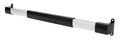 Black Silver Steel RV Screen Door Push Bar - Diagonal Product View | United RV Parts