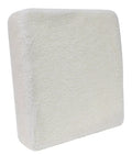 White Foam RV Vent Insulator A10-1603 14x14 - Angled Front View | United RV Parts