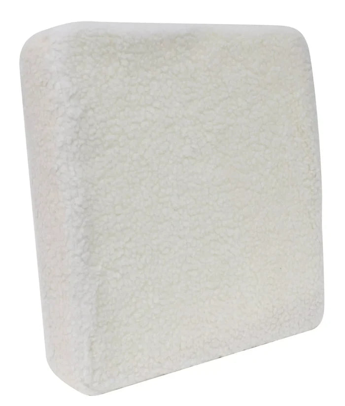 White Foam RV Vent Insulator A10-1603 14x14 - Angled Front View | United RV Parts